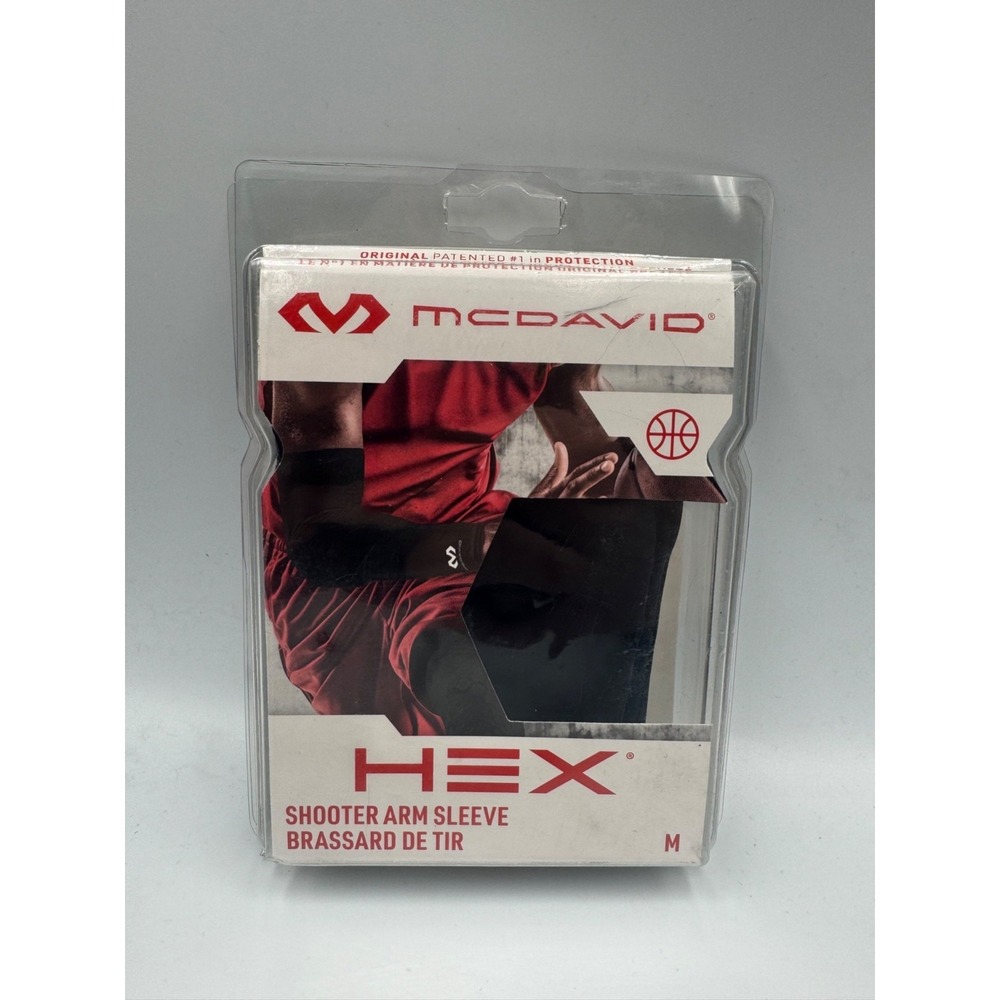 McDavid‎ 6500 Hex Shooter Arm Sleeve Mens Medium Black Compression Single NWT